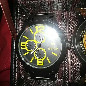 Selling a black paint stainless steel watch